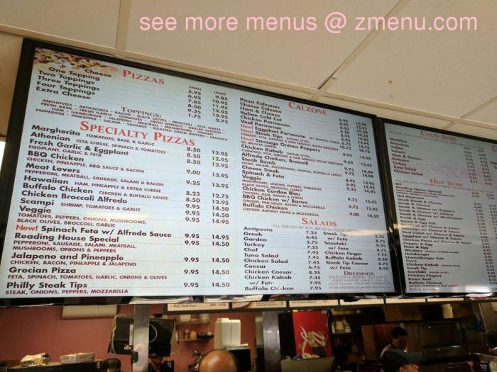 Reading House of Pizza Menu A Culinary Journey