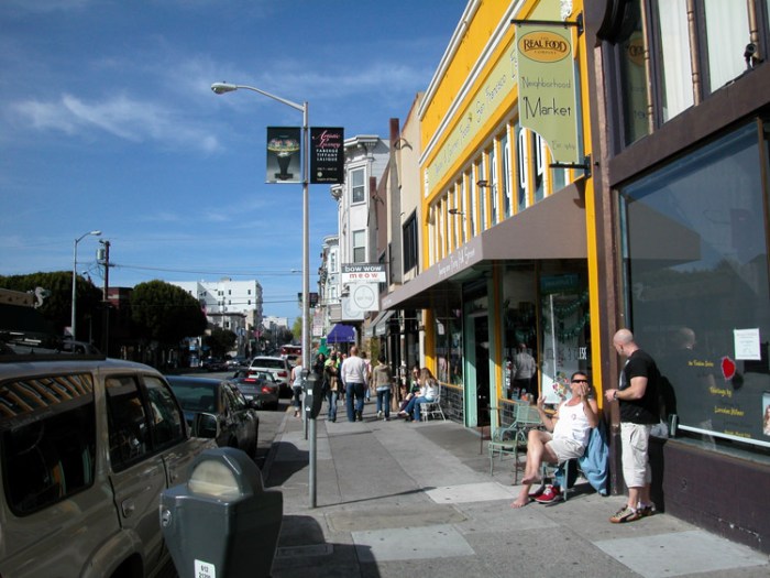 Pizza on polk street sf